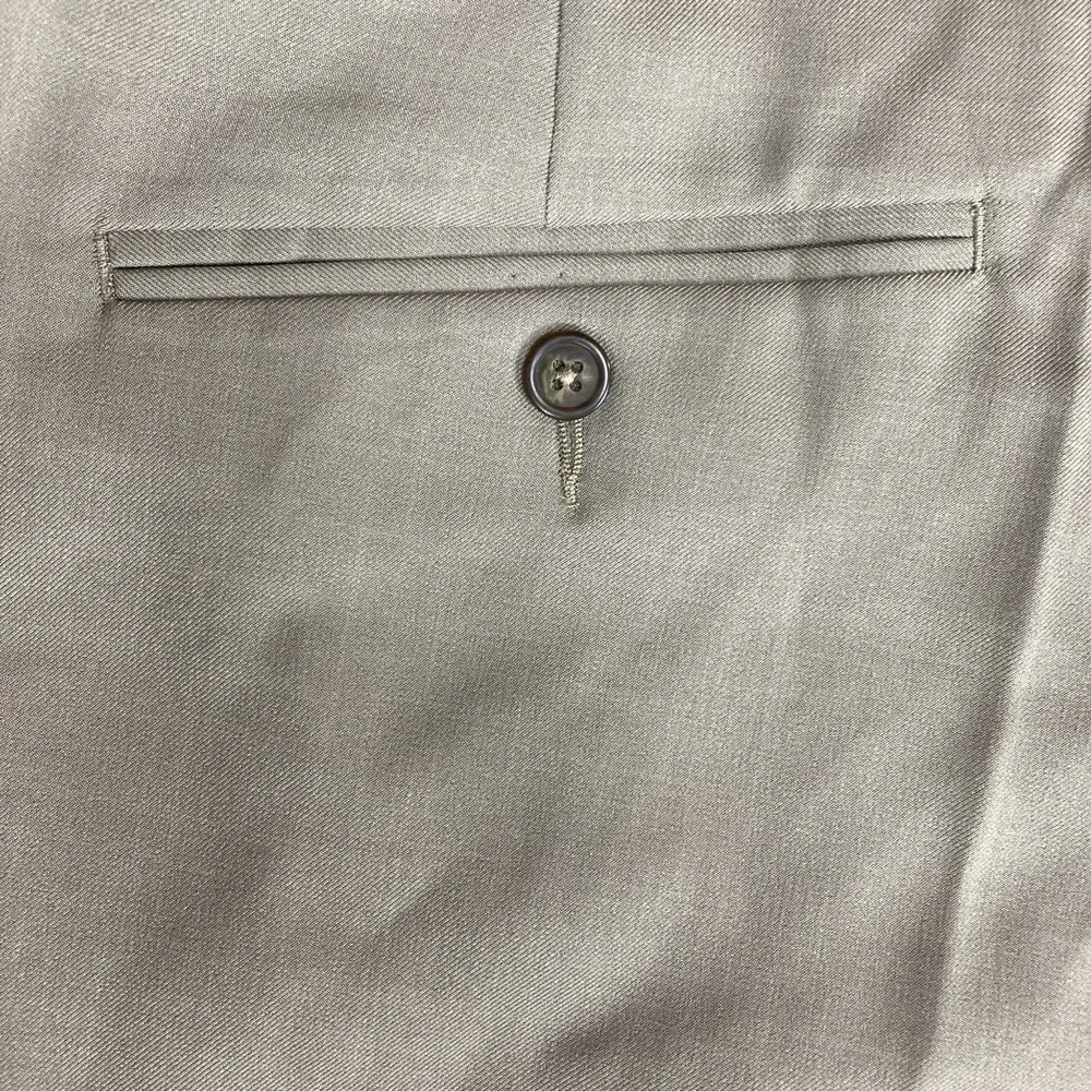 Croft & Barrow Classic Fit Dress Pants Mens 40x29‎ Tan Pleated Traditional Leg